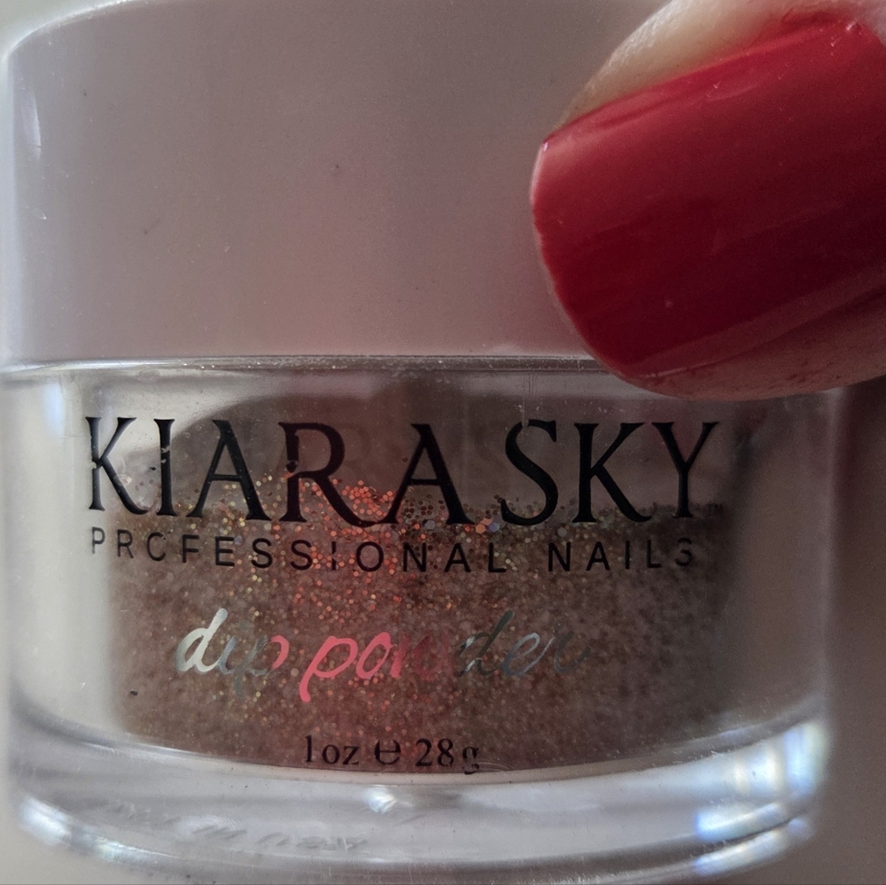 Kiara Sky Nail Powder Strike Gold. Have Other Colors, Base & Top Coat, Etc